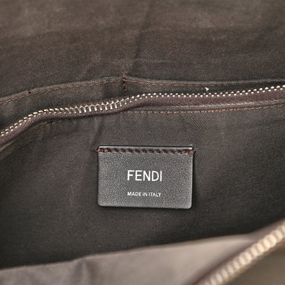 Fendi Vitello Dolce 4 Color Medium By The Way Boston Bag Carbone Grigio Polvere Multicolor 6 of 10