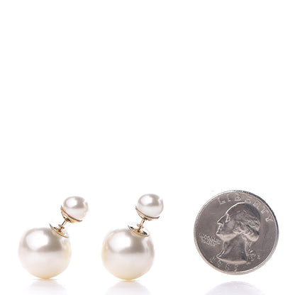 Christian Dior Pearl Mise En Dior Tribal Earrings 2 of 3