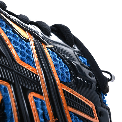 Balenciaga Mesh Rubber Bi-Color Mens Runner Sneakers 12 Blue Orange Black White 13 of 14