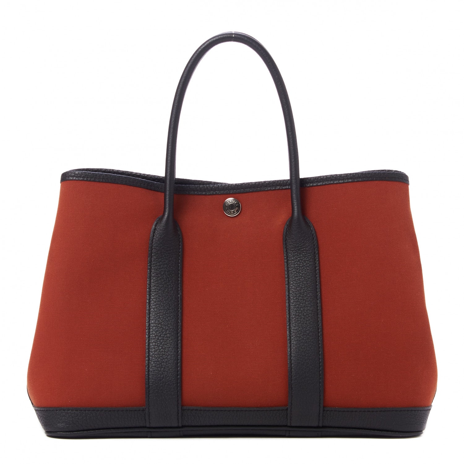 Hermes Toile Officier Negonda Garden Party 30 TPM Cuivre Black 1 of 7