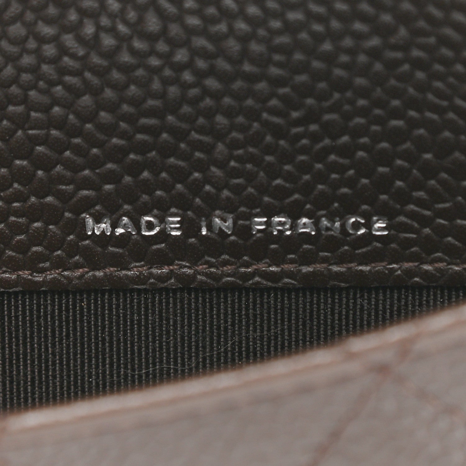Chanel Caviar Quilted Small Flap Wallet Brown 7 of 8
