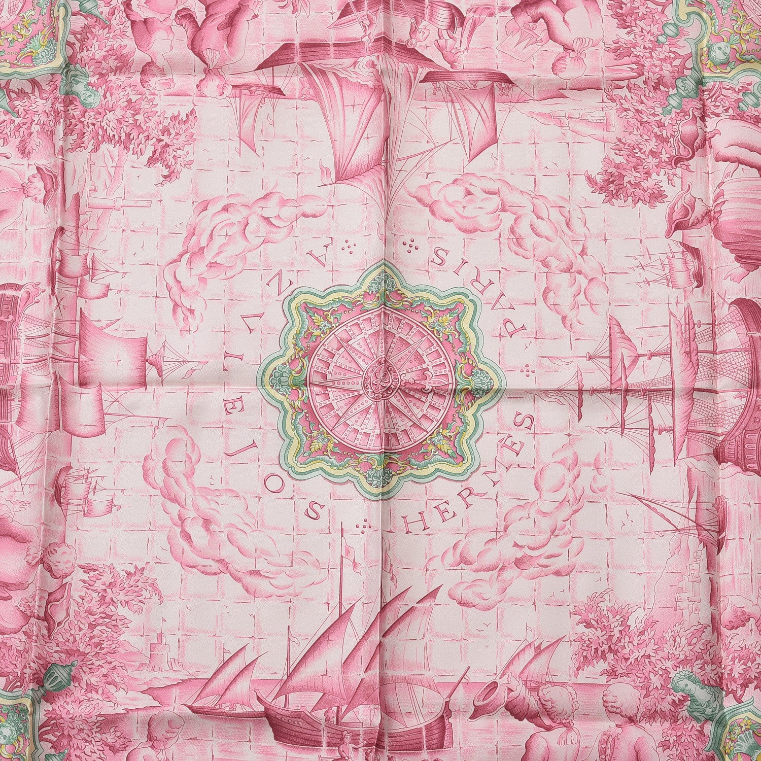 Hermes Silk Azulejos 90 Scarf 2 of 3