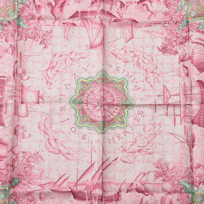 Hermes Silk Azulejos 90 Scarf 2 of 3