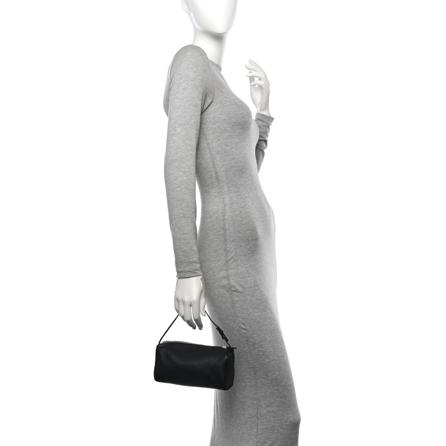 The Row Grained Calfskin 90's Bag Black 2 of 9