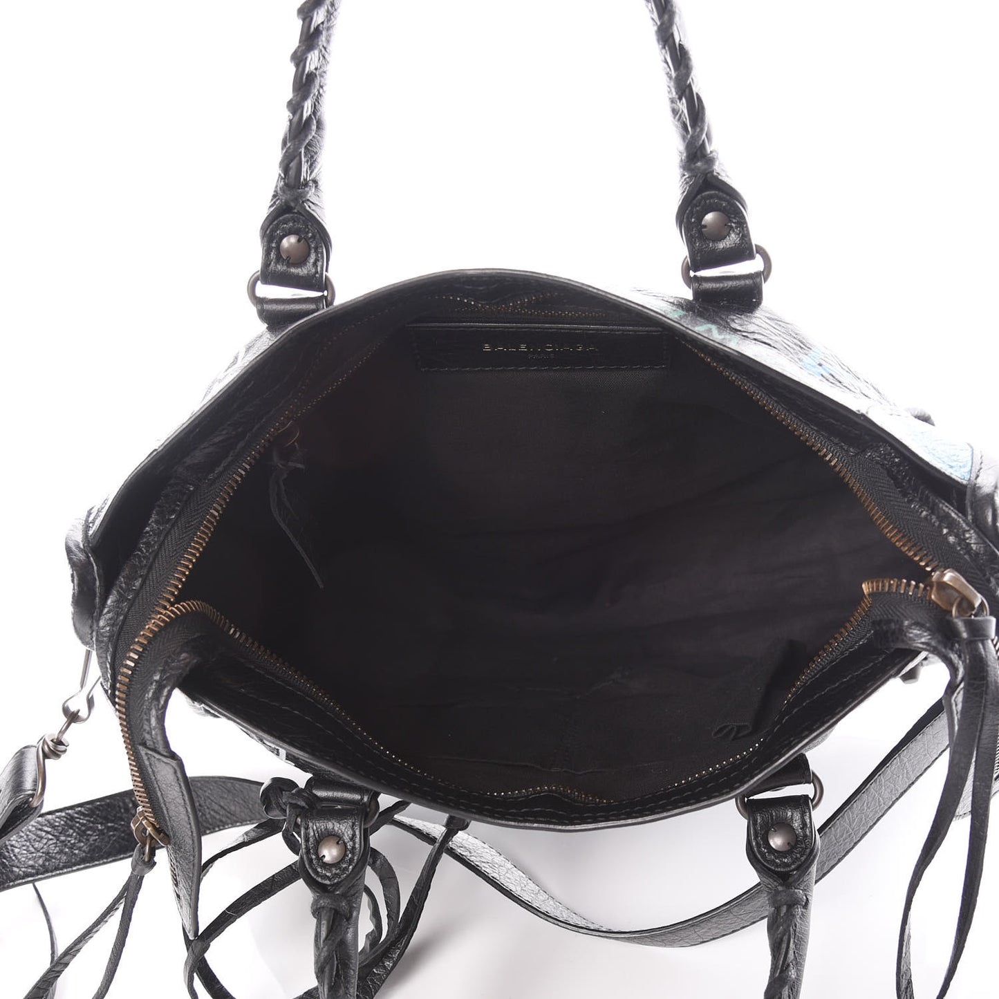 Agneau Graffiti All Over Classic Hardware S City Black Multicolor