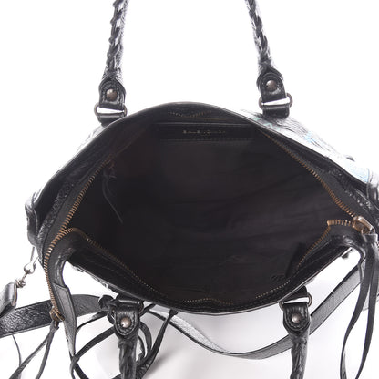 Balenciaga Agneau Graffiti All Over Classic Hardware S City Black Multicolor 7 of 9