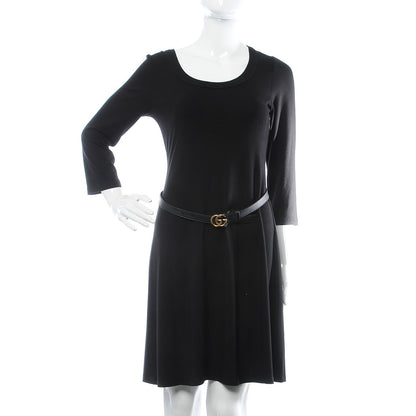 Gucci Calfskin Double G 20mm Belt 75 30 Black 2 of 9