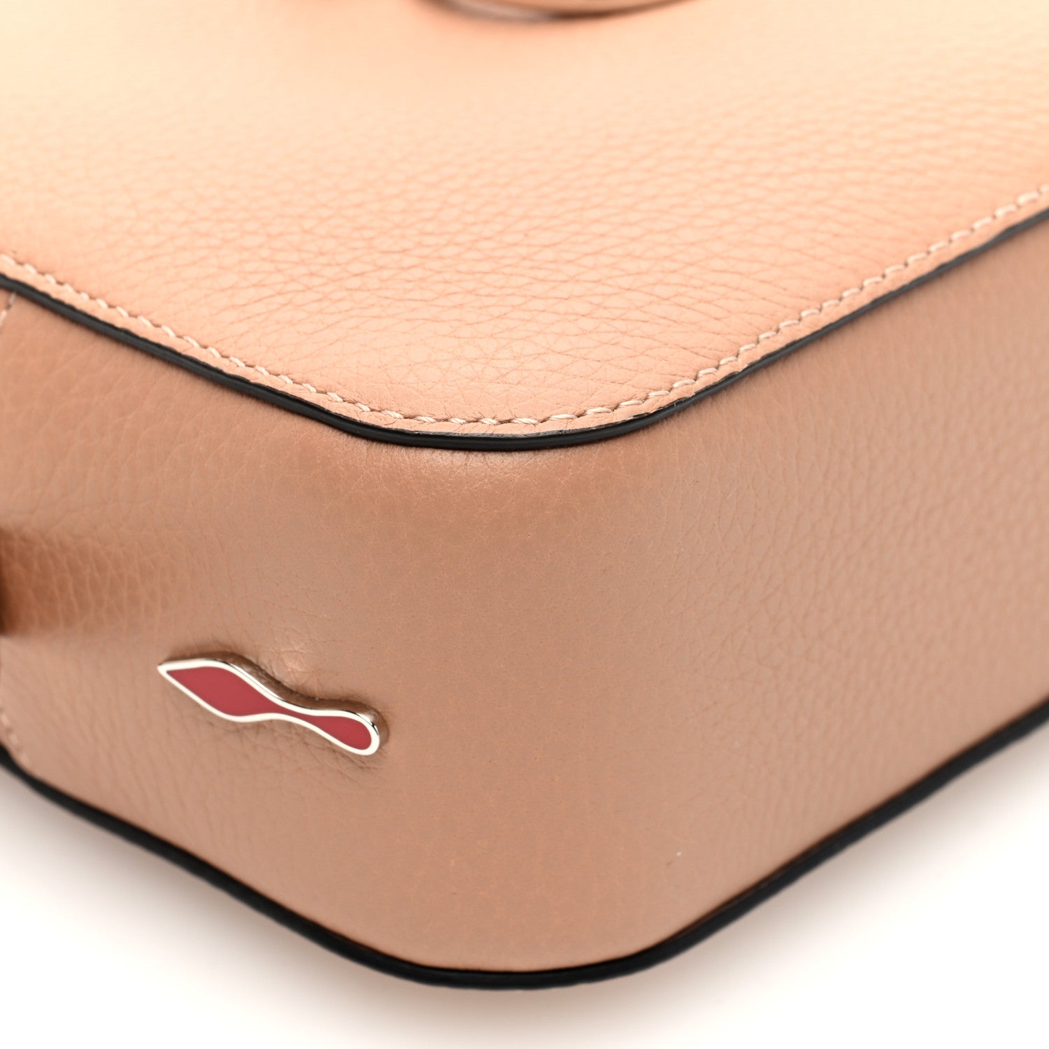 Christian Louboutin Calfskin Mini Rubylou Crossbody Nude 9 of 10