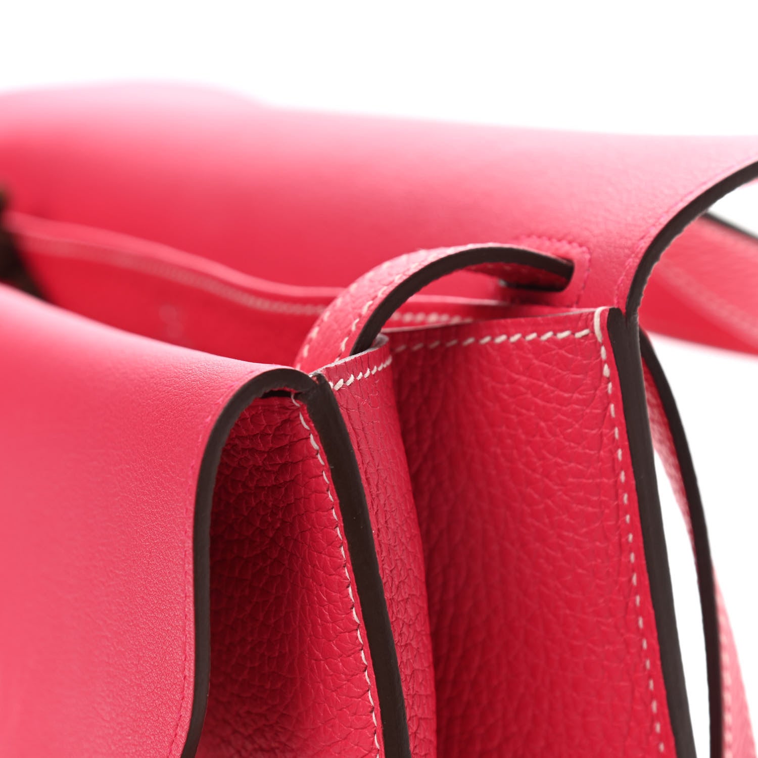 Hermes Taurillon Clemence Halzan 31 Rose Extreme 12 of 13
