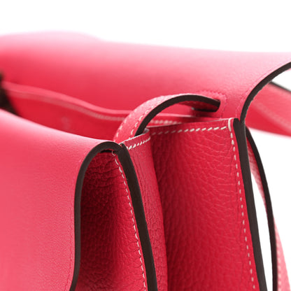 Hermes Taurillon Clemence Halzan 31 Rose Extreme 12 of 13