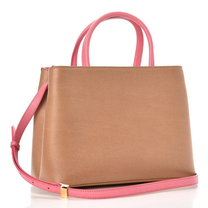 Fendi Vitello Elite Monster Petite 2Jours Tote Cuoio Lollypop Multicolor 3 of 7