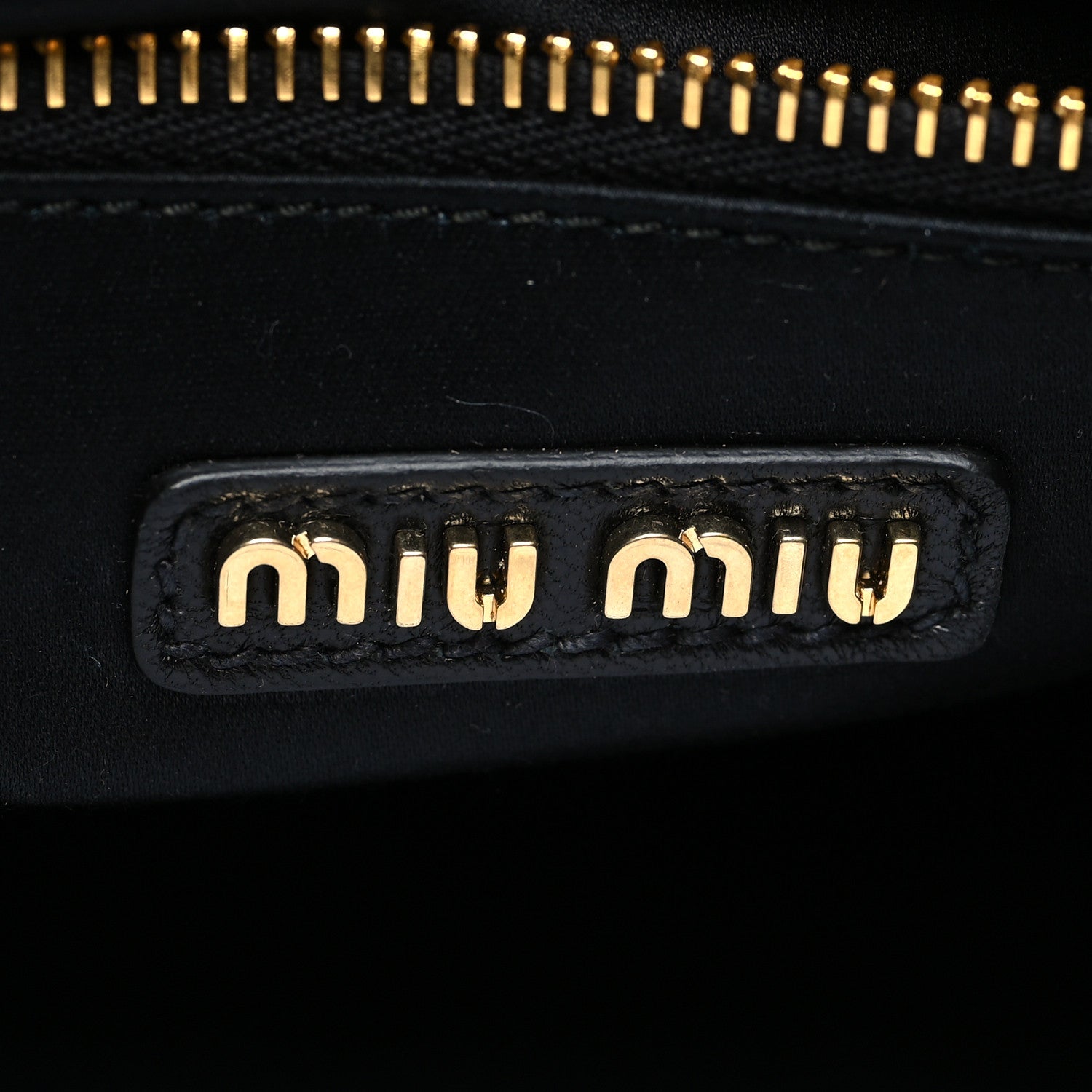 Miu Miu Nappa Matelasse Tote Bag Black 5 of 8