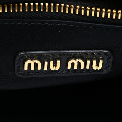 Miu Miu Nappa Matelasse Tote Bag Black 5 of 8