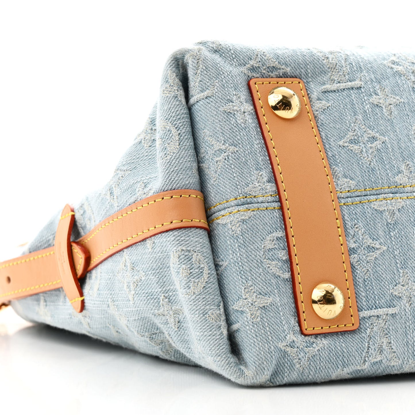 Monogram Denim CarryAll PM Sky Blue