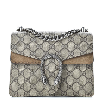 Gucci GG Supreme Monogram Mini Dionysus Shoulder Bag Taupe 1 of 13