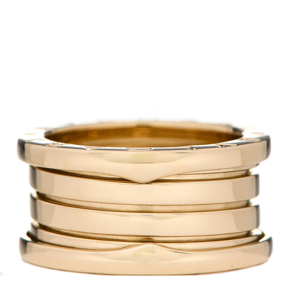 Bulgari 18K Yellow Gold B.Zero1 Four-Band Ring 53 6.5 3 of 7