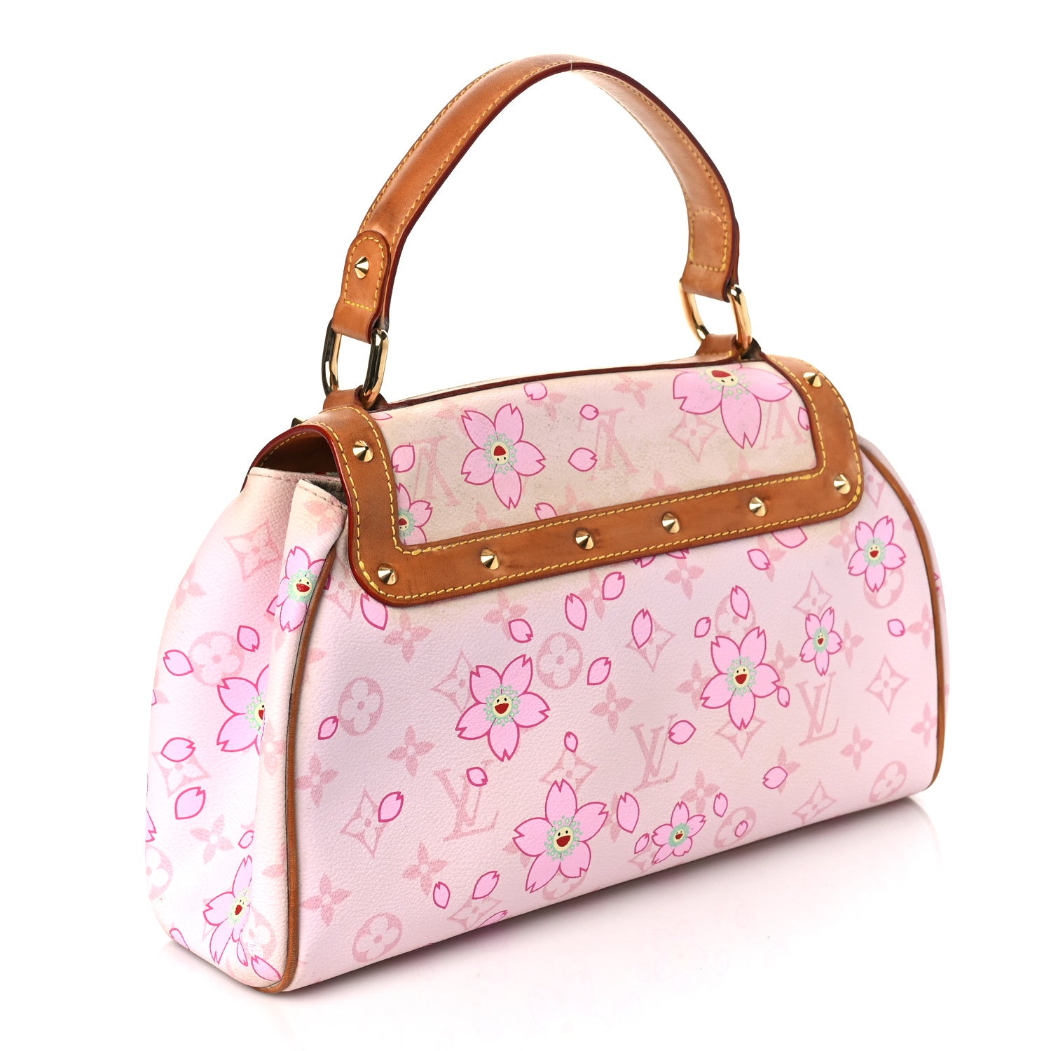 Louis Vuitton Monogram Cherry Blossom Sac Retro Pink 3 of 15