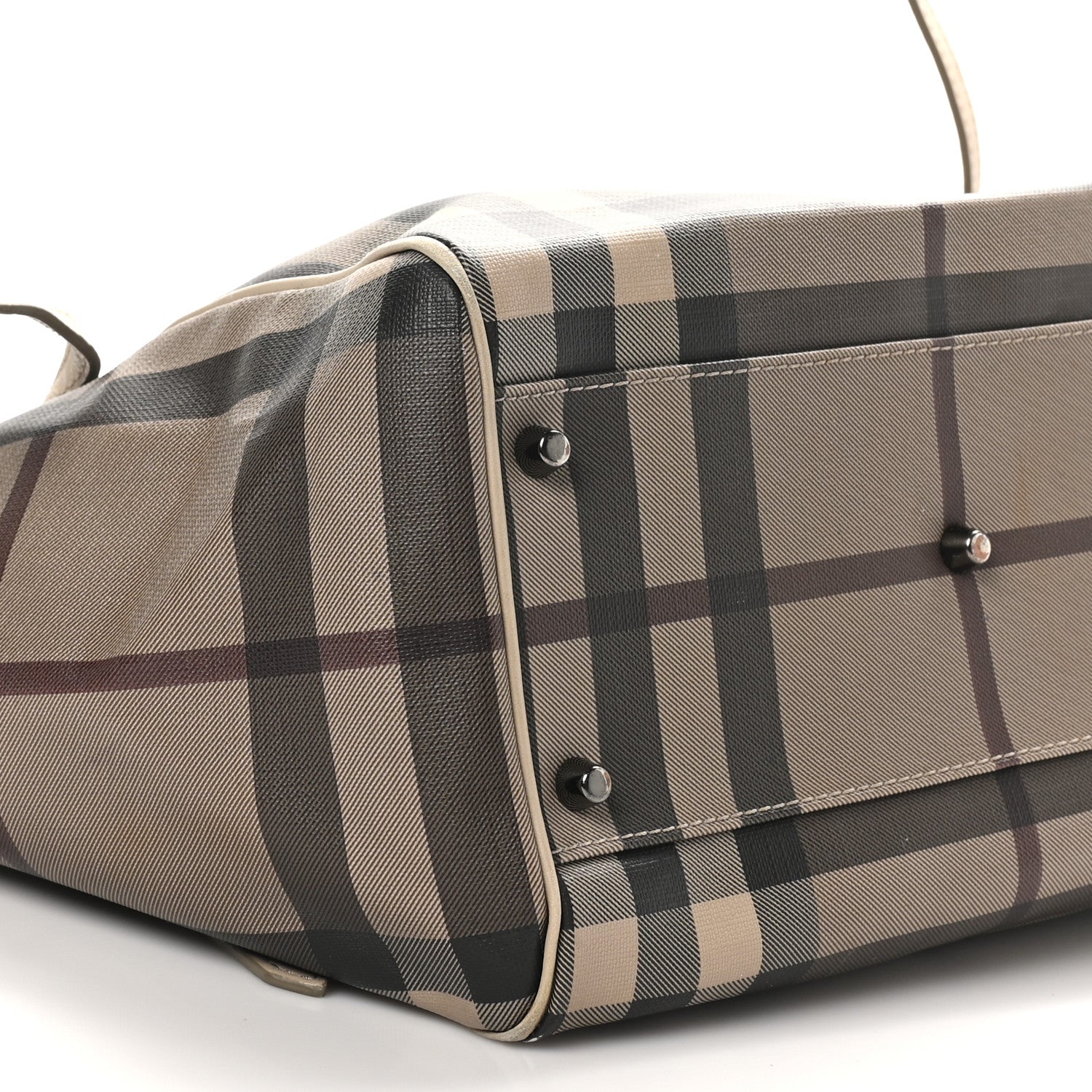 Burberry Smoked Check Small Canterbury Tote Trench 9 of 13