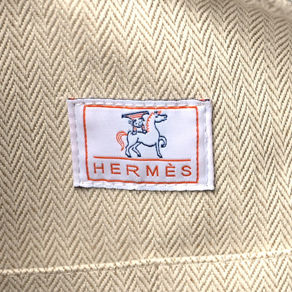 Hermes Canvas Large Bride-A-Brac Cabriole Case Bleu Nattier 6 of 7