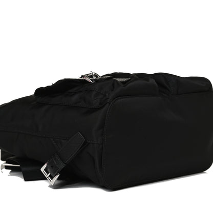 Prada Tessuto Nylon Saffiano Small Backpack Black 8 of 12