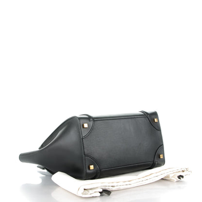 Celine Smooth Calfskin Mini Luggage Black 4 of 10