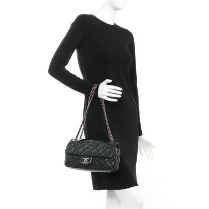 Chanel Iridescent Calfskin Medium In The Mix Flap Black 2 of 9