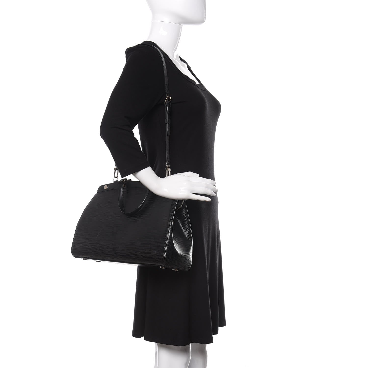 Louis Vuitton Epi Brea MM Black 2 of 11
