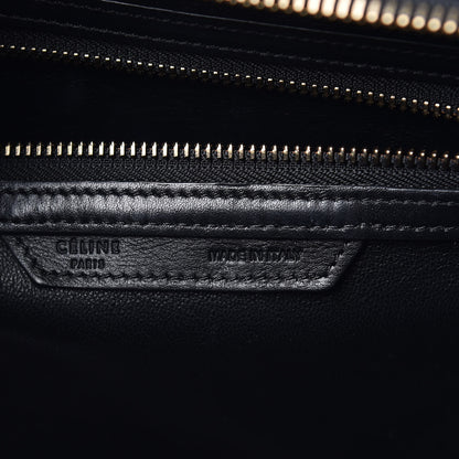 Celine Smooth Calfskin Mini Bi-Color Luggage Grass 7 of 20
