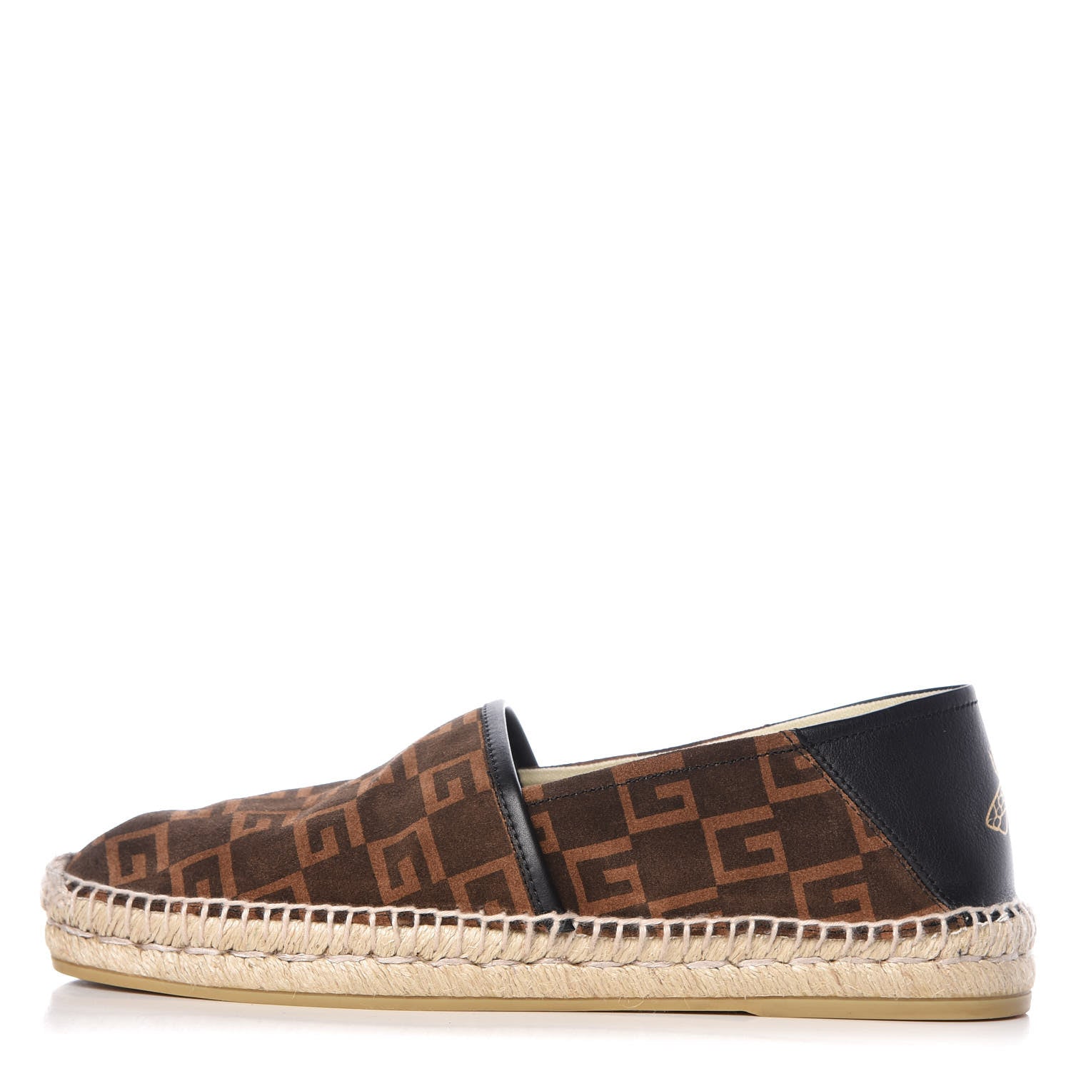Gucci Suede Square G Mens Espadrilles 8 Sigaro 1 of 10