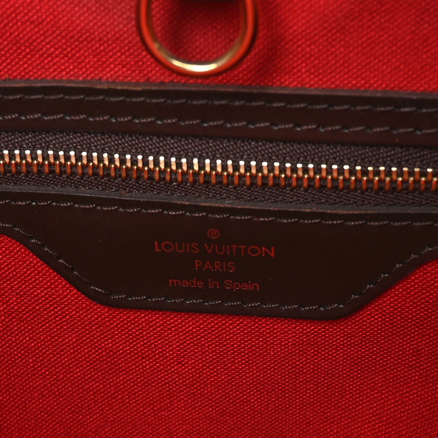Louis Vuitton Damier Ebene Cabas Rivington 6 of 8