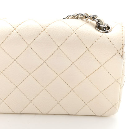 Chanel Caviar Quilted Extra Mini Flap White 15 of 15