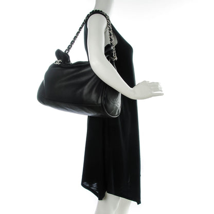 Chanel Lambskin Large Ultimate Soft Tote Black 2 of 7