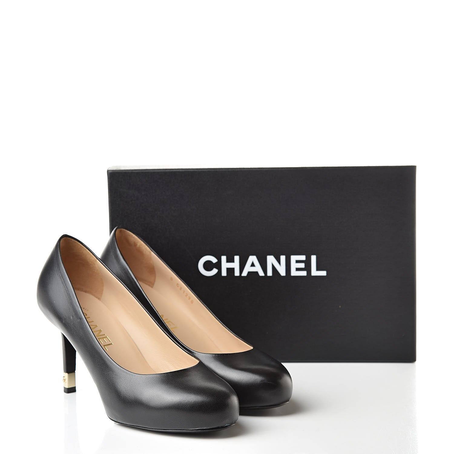 Chanel Lambskin CC Pumps 37 Black 16 of 16
