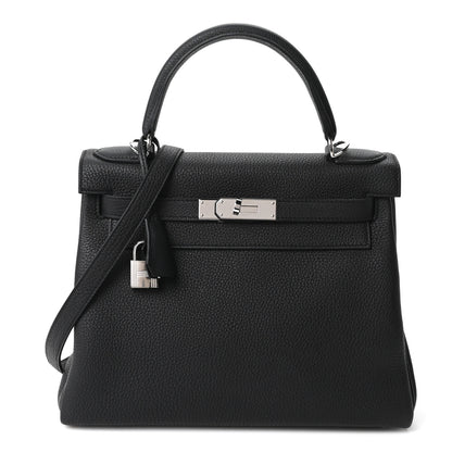 Hermes Togo Kelly Retourne 28 Black 2 of 17