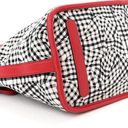 MCM Visetos Medium Liz Reversible Shopper Tote Ruby Red 13 of 15