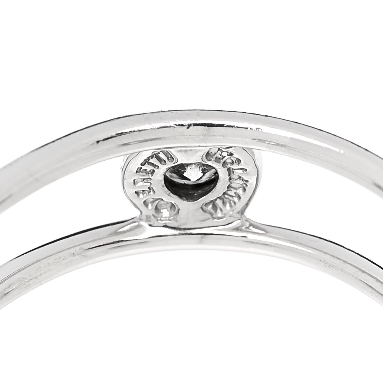 Tiffany Platinum Diamond Elsa Peretti Diamonds by the Yard Ring 49 5 4 of 4
