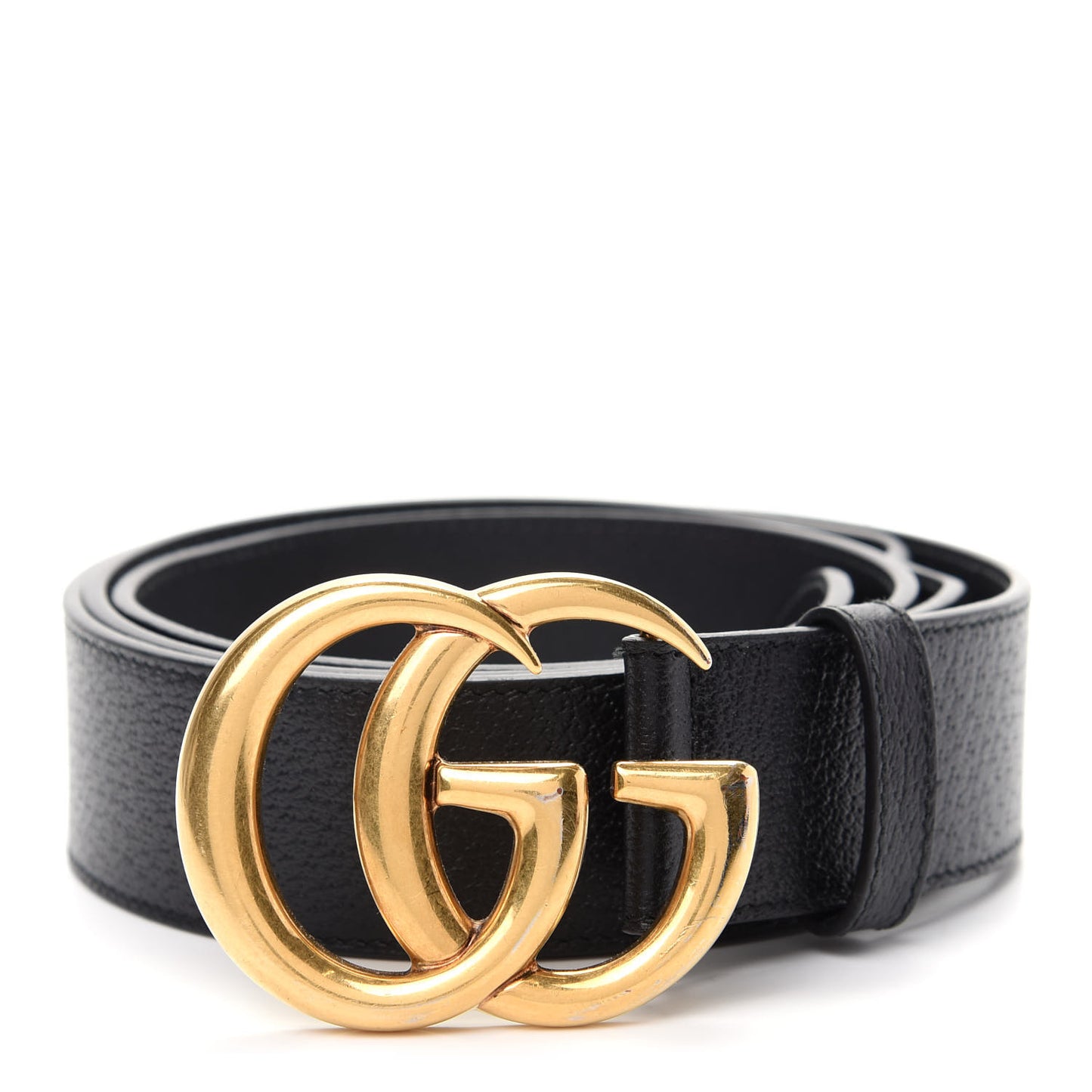 Textured Calfskin Double G 40mm Belt 115 46 Black