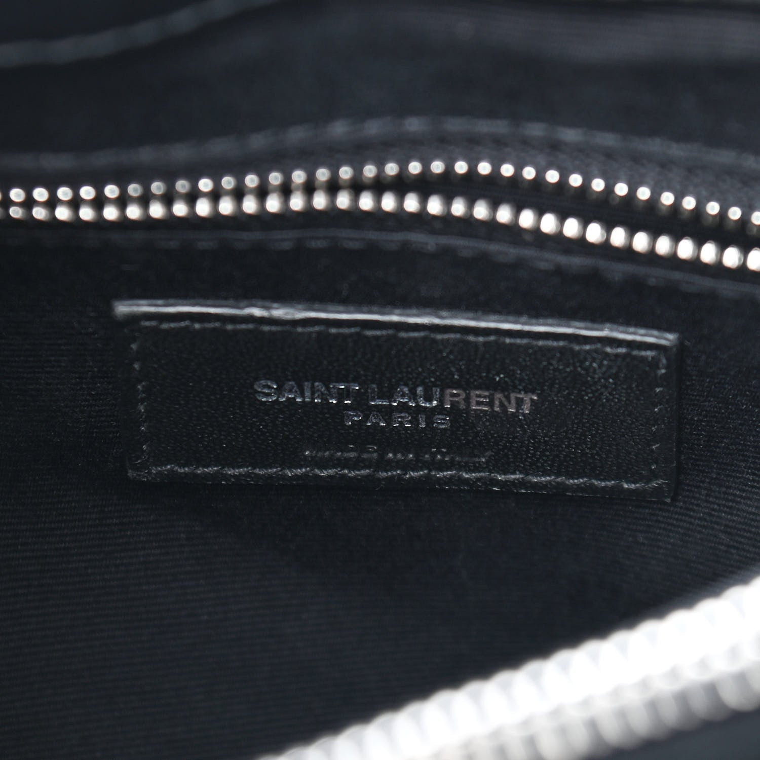 Saint Laurent Calfskin Y Quilted Monogram Medium Loulou Chain Satchel Black 6 of 10