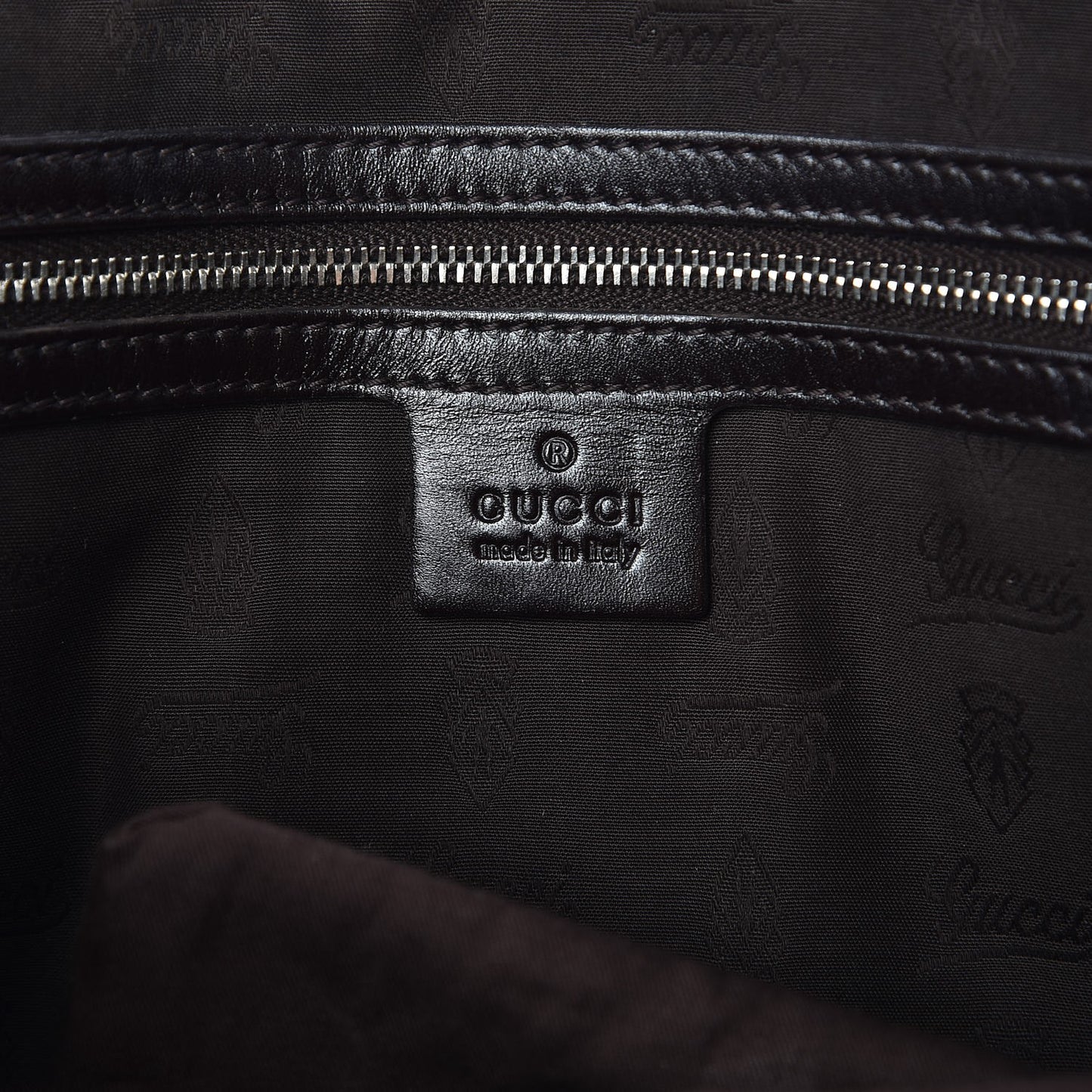 Monogram Medium Twins Tote Dark Brown