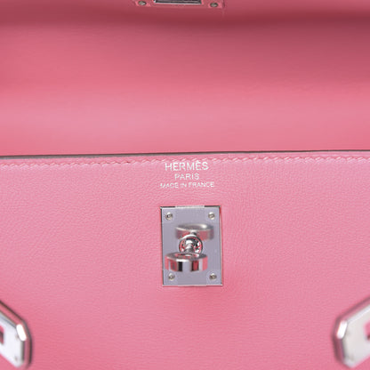 Hermes Swift Kelly Retourne 25 Rose Azalee 6 of 11