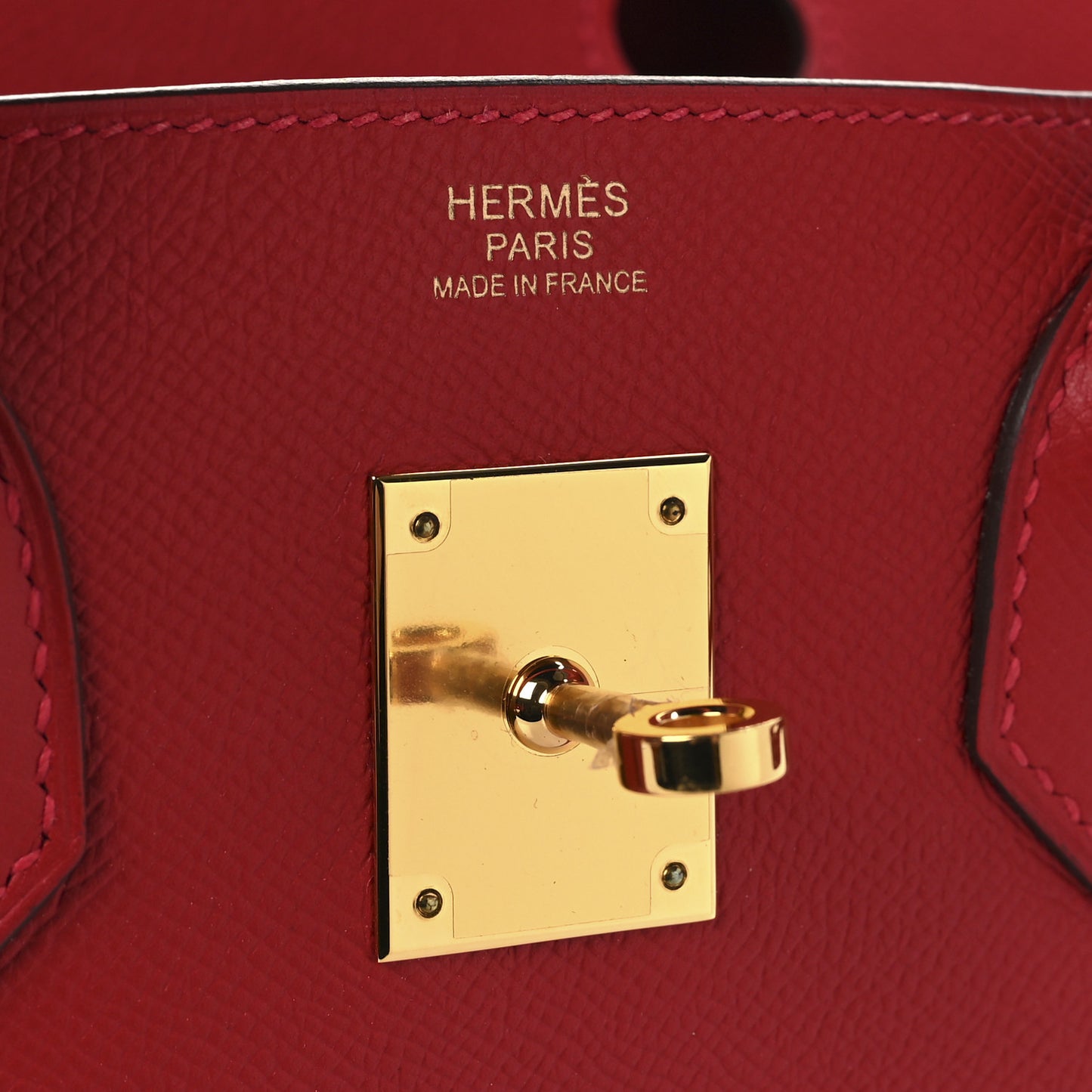 Epsom BIRKIN 30 Rouge Casaque