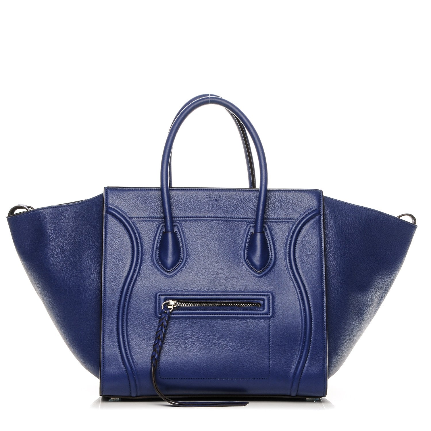 Celine Supple Calfskin Medium Phantom Luggage Indigo 1 of 7
