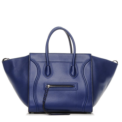 Celine Supple Calfskin Medium Phantom Luggage Indigo 1 of 7
