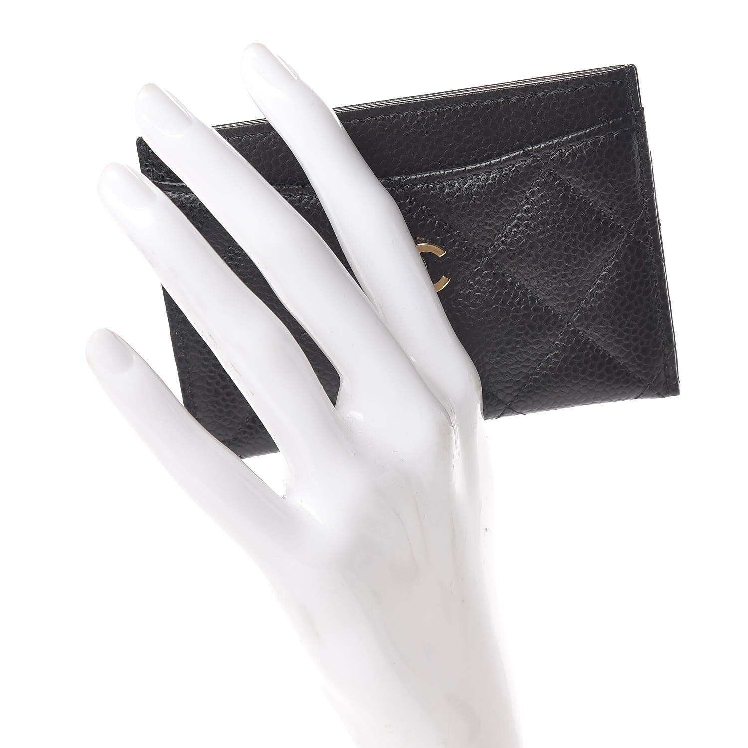Chanel Caviar Quilted Card Holder Black 2 of 9