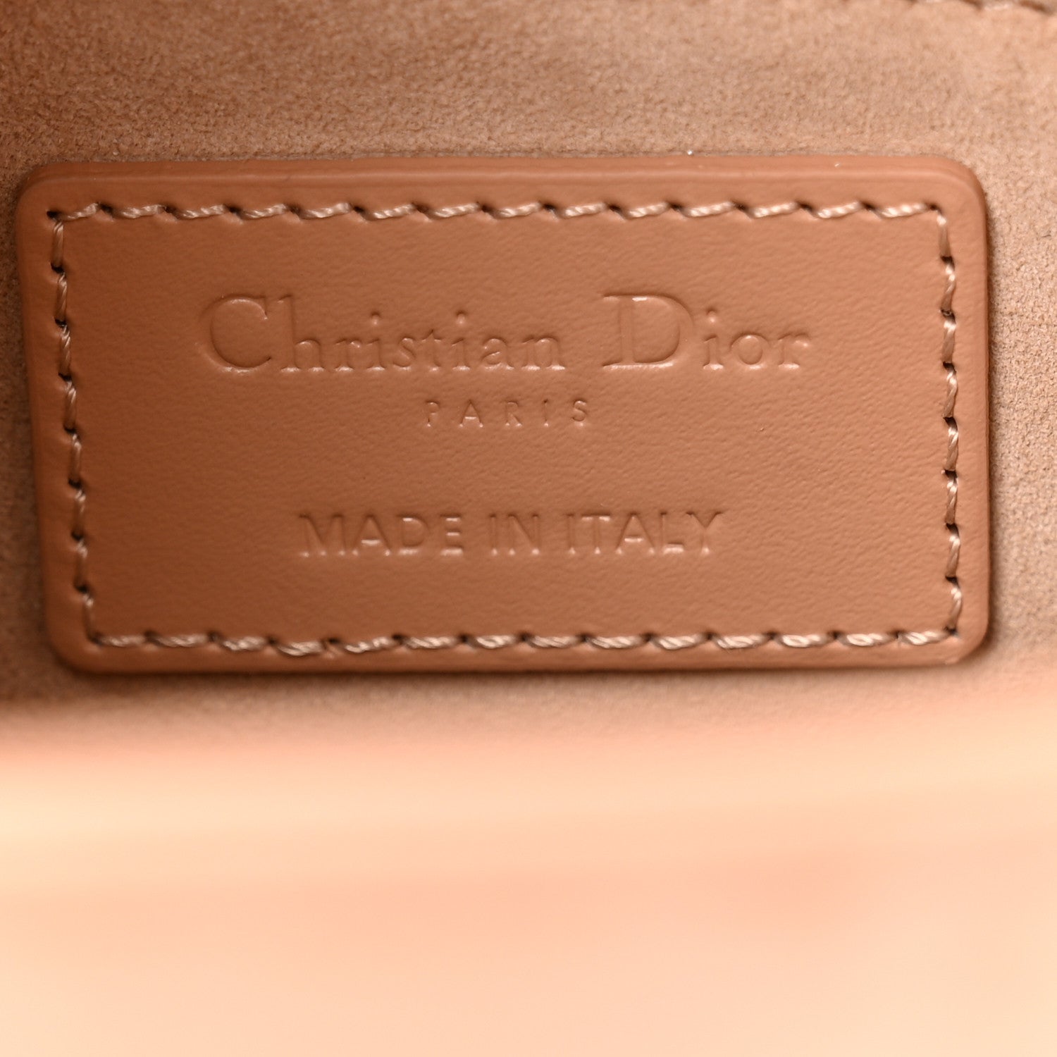 Christian Dior Calfskin Cannage Diamond Small My ABCDior Lady Dior Rose Des Vents 6 of 11