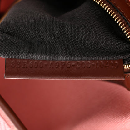 Fendi Canvas Vitello King FF Embroidered Baguette Rosa 7 of 11