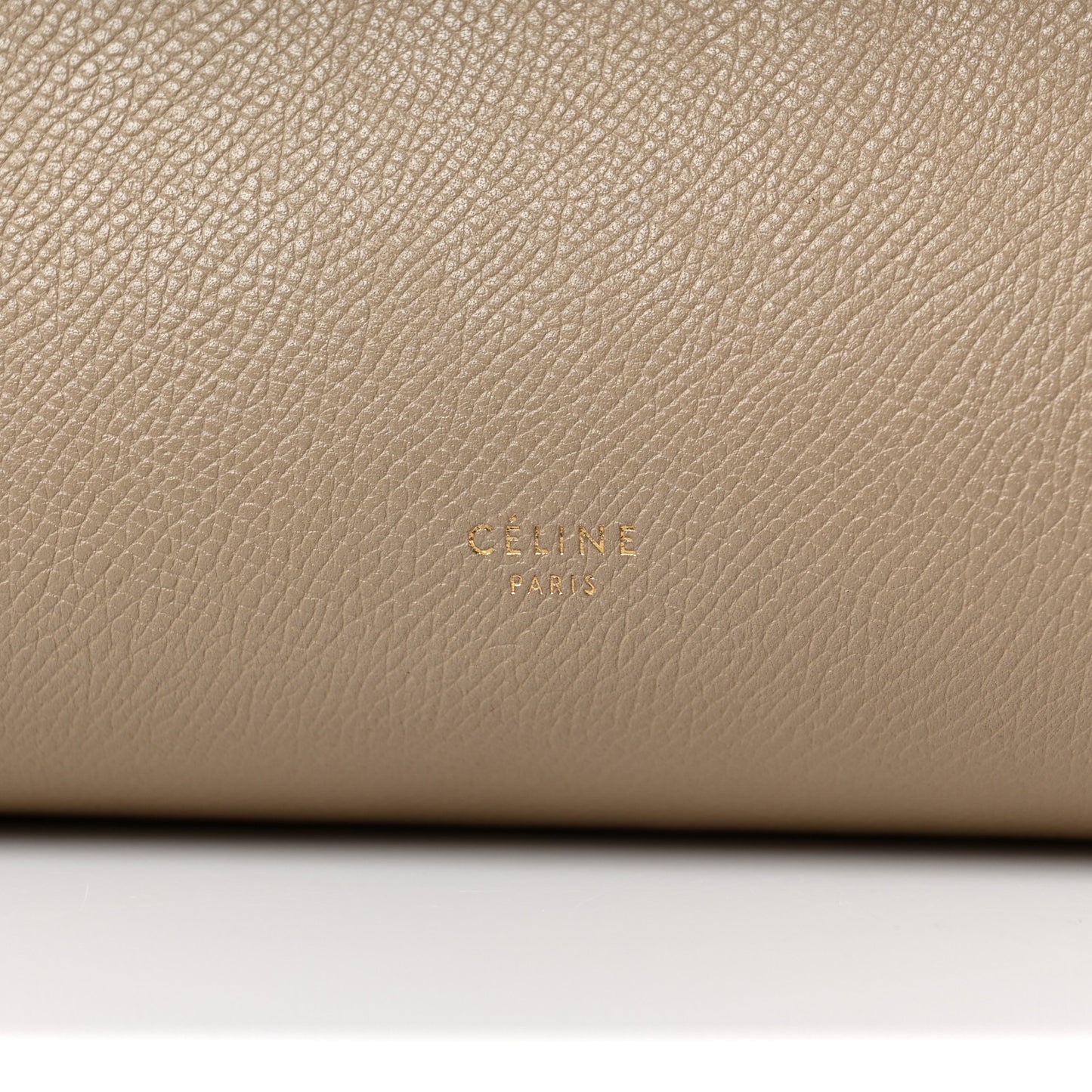 Grained Calfskin Micro Belt Bag Light Taupe
