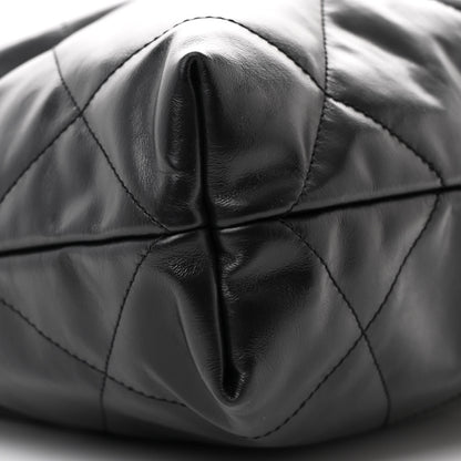 Chanel Calfskin Quilted Small Chanel 22 Black 9 of 10
