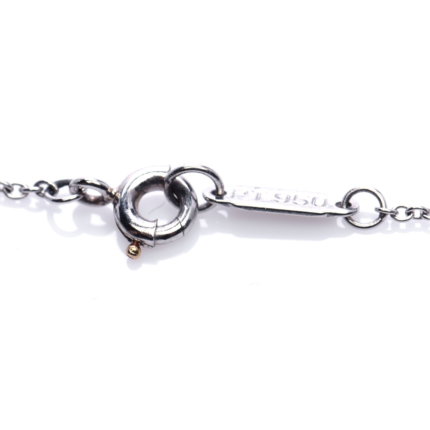 Tiffany Platinum Diamond Large Cross Pendant Necklace 7 of 7