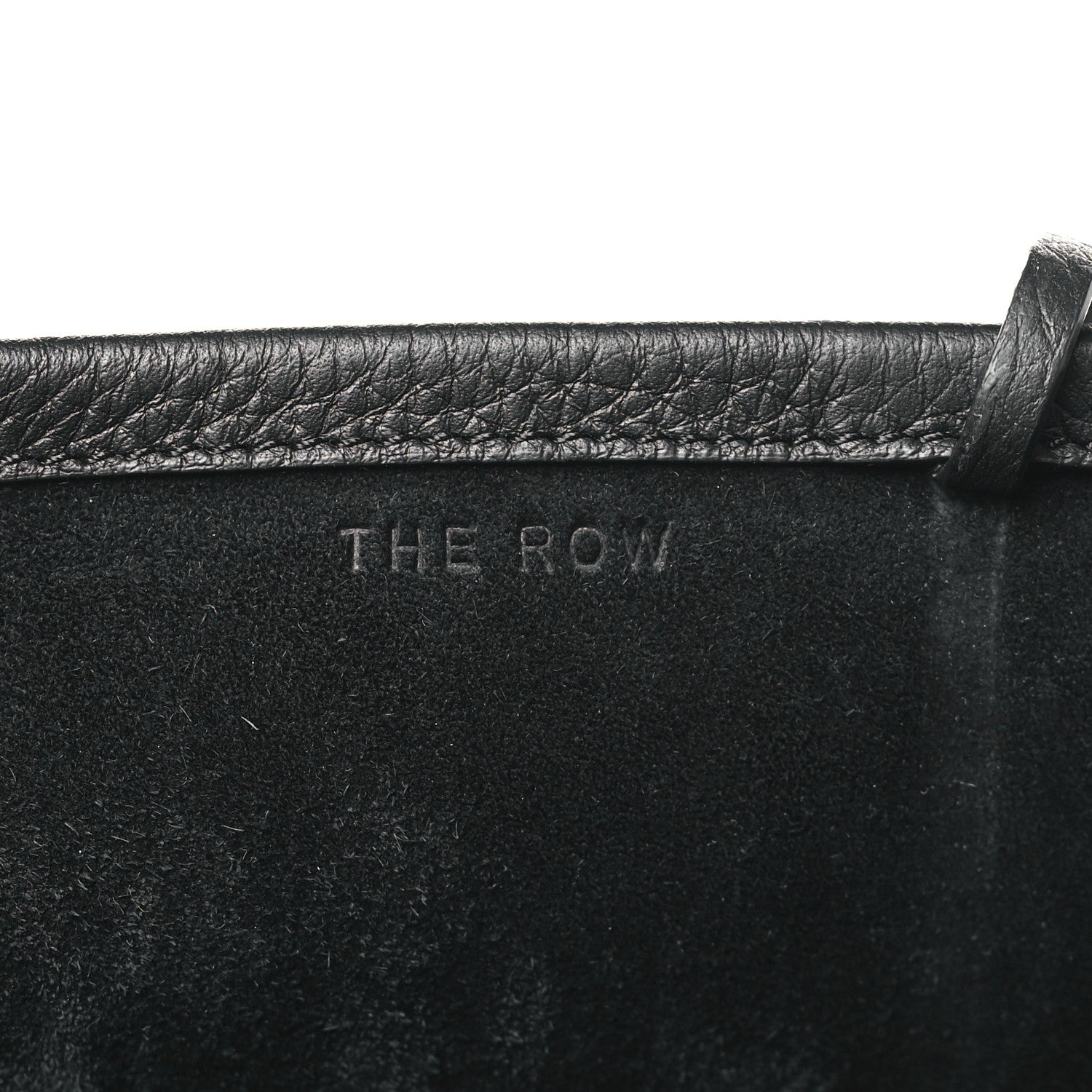 The Row Grained Calfskin Medium N/S Hook Tote Black 6 of 10
